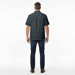 Stephenson (Stevenson) Tartan Crest Hawaiian Shirt Ferocious Lion Style