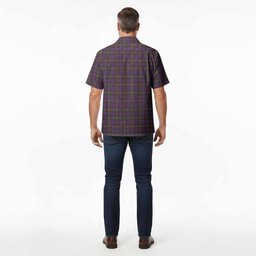 Sempill (Semple) Tartan Crest Hawaiian Shirt Ferocious Lion Style