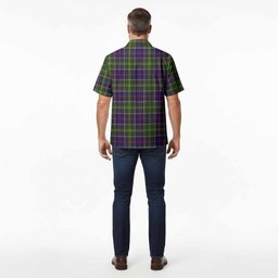 Whitefoord Tartan Crest Hawaiian Shirt Ferocious Lion Style