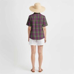 Wilson Tartan Crest Hawaiian Shirt Ferocious Lion Style