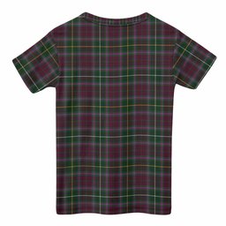 Crosbie Tartan Crest Kid T-shirt Ferocious Lion Style
