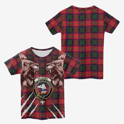 Belshes (Belsches) Tartan Crest Kid T-shirt Ferocious Lion Style