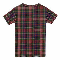 Christie Tartan Crest Kid T-shirt Ferocious Lion Style