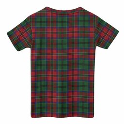 MacCulloch (McCulloch) Tartan Crest Kid T-shirt Ferocious Lion Style