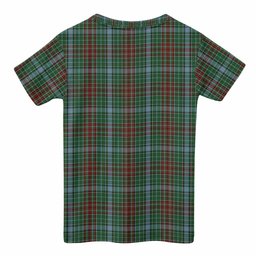 Gayre Tartan Crest Kid T-shirt Ferocious Lion Style