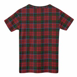 MacCracken (McCracken) Tartan Crest Kid T-shirt Ferocious Lion Style