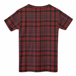 MacAlister (McAlister) Tartan Crest Kid T-shirt Ferocious Lion Style