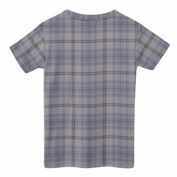 Tweedie Tartan Crest Kid T-shirt Ferocious Lion Style