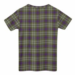 Spottiswood Tartan Crest Kid T-shirt Ferocious Lion Style