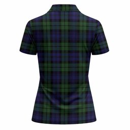 Bannatyne Tartan Crest Women Polo Shirt Ferocious Lion Style