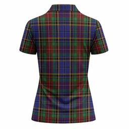 Beattie (Beatty) Tartan Crest Women Polo Shirt Ferocious Lion Style