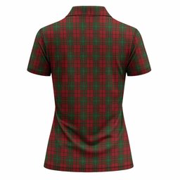MacAulay (MacAuley) Tartan Crest Women Polo Shirt Ferocious Lion Style