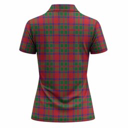 MacIntosh (McIntosh) Tartan Crest Women Polo Shirt Ferocious Lion Style