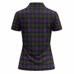 MacDonell (McDonell) Tartan Crest Women Polo Shirt Ferocious Lion Style