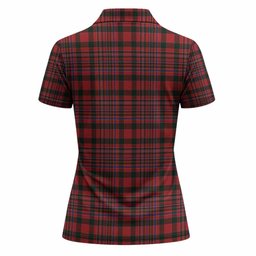 MacAlister (McAlister) Tartan Crest Women Polo Shirt Ferocious Lion Style