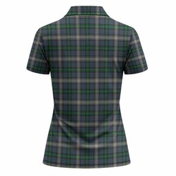 MacDowall (McDowall) Tartan Crest Women Polo Shirt Ferocious Lion Style