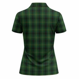 MacArthur (McArthur) Tartan Crest Women Polo Shirt Ferocious Lion Style