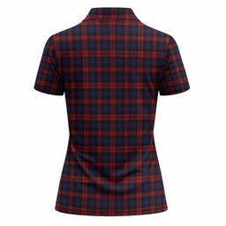 MacLachlan (McLachlan) Tartan Crest Women Polo Shirt Ferocious Lion Style
