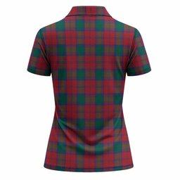 Fotheringham (Fotheringhame) Tartan Crest Women Polo Shirt Ferocious Lion Style