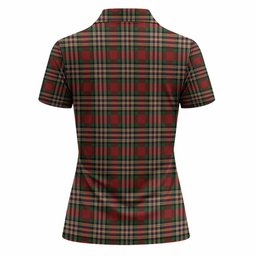 MacGill (MakGill) Tartan Crest Women Polo Shirt Ferocious Lion Style