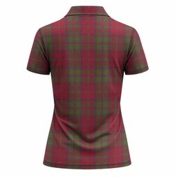 Stewart (Stuart) of Appin Tartan Crest Women Polo Shirt Ferocious Lion Style