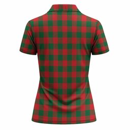 Moncrieff (Moncreiffe) Tartan Crest Women Polo Shirt Ferocious Lion Style