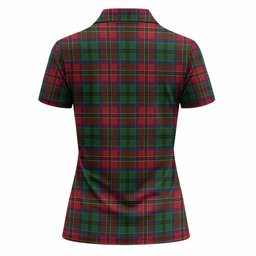 MacCulloch (McCulloch) Tartan Crest Women Polo Shirt Ferocious Lion Style