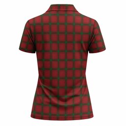 MacDonald (McDonald) of Sleat Tartan Crest Women Polo Shirt Ferocious Lion Style