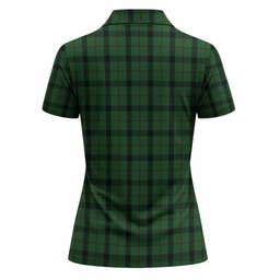 Kincaid Tartan Crest Women Polo Shirt Ferocious Lion Style