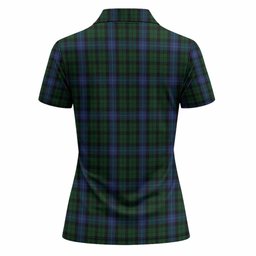 MacIntyre (McIntyre) Tartan Crest Women Polo Shirt Ferocious Lion Style