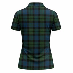 MacKay (McKay) Tartan Crest Women Polo Shirt Ferocious Lion Style