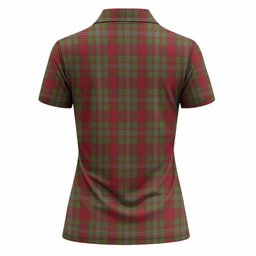 Strange (Strang) Tartan Crest Women Polo Shirt Ferocious Lion Style