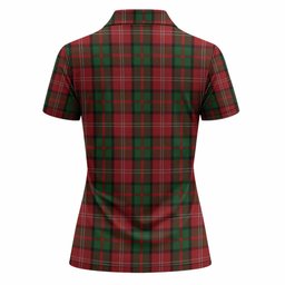 Nesbitt (Nisbet) Tartan Crest Women Polo Shirt Ferocious Lion Style