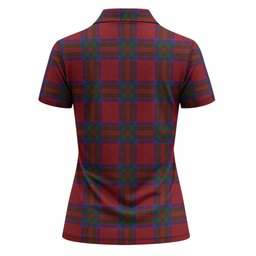 MacGillivray (McGillivray) Tartan Crest Women Polo Shirt Ferocious Lion Style