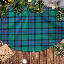 Flower Of Scotland Tartan Christmas Tree Skirt