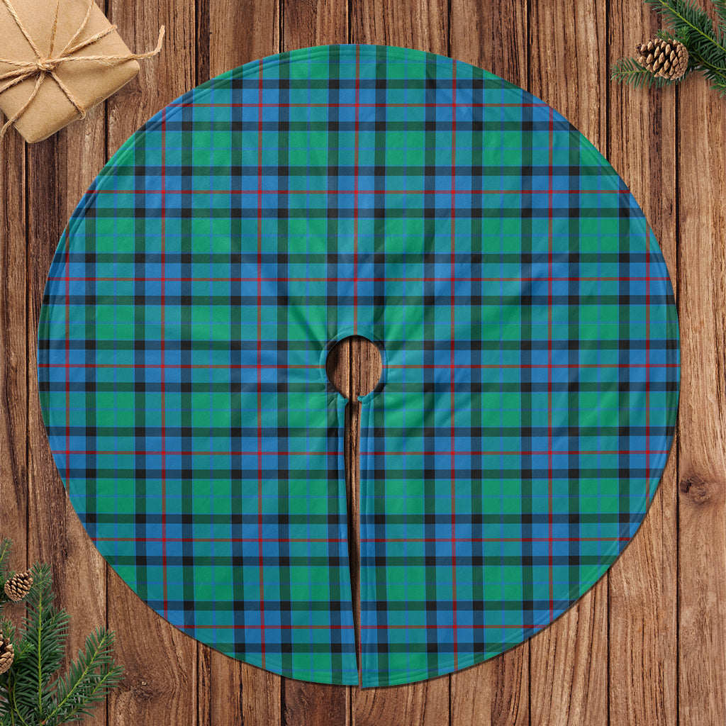 Flower Of Scotland Tartan Christmas Tree Skirt