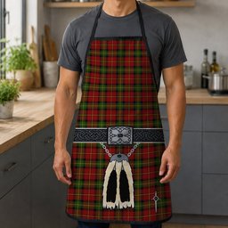 ScotsTee Shop Scottish Blackstock Red Dress Clan Highland Kilt Sporran Tartan Apron