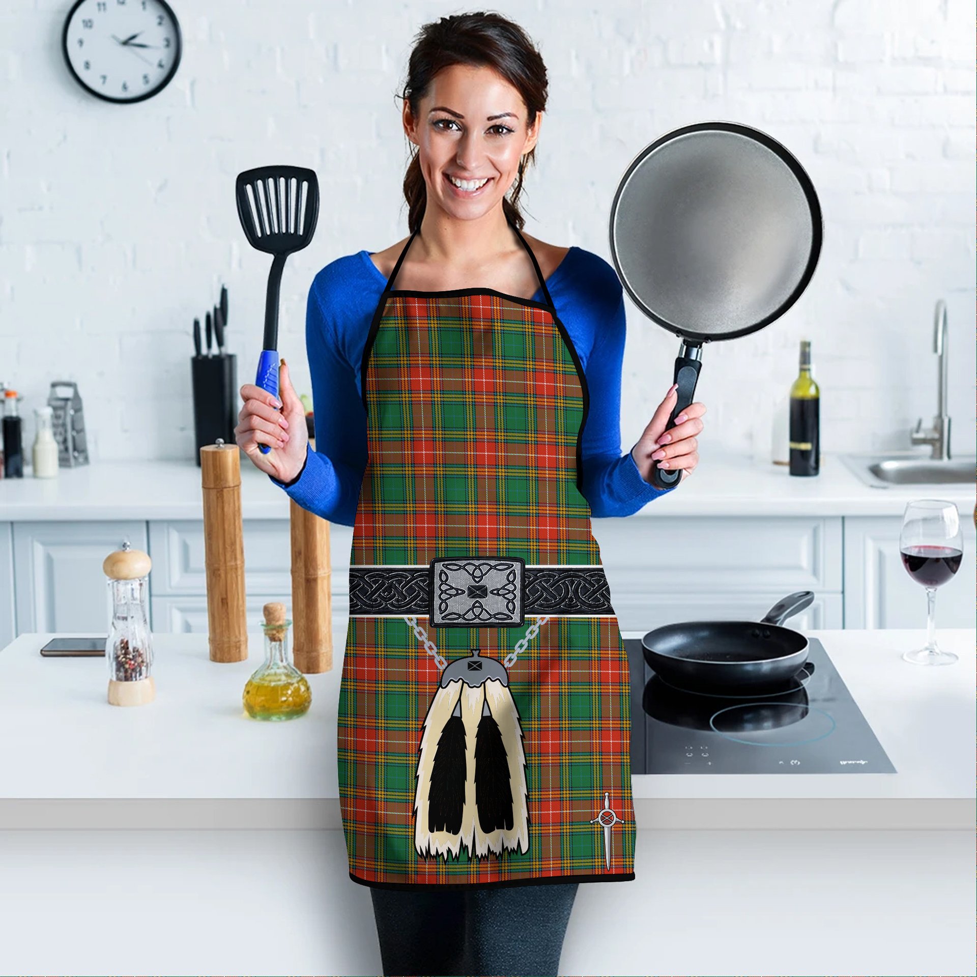 ScotsTee Shop Scottish Baxter Ancient Clan Highland Kilt Sporran Tartan Apron