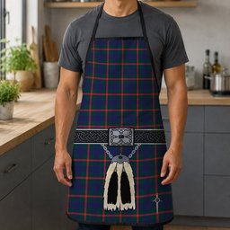 ScotsTee Shop Scottish Agnew Modern Clan Highland Kilt Sporran Tartan Apron
