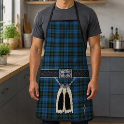 ScotsTee Shop Scottish Blanton Clan Highland Kilt Sporran Tartan Apron