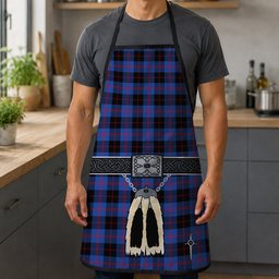 ScotsTee Shop Scottish Angus Modern Clan Highland Kilt Sporran Tartan Apron