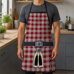 ScotsTee Shop Scottish Cunningham Dress Clan Highland Kilt Sporran Tartan Apron