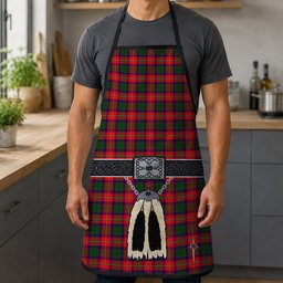 ScotsTee Shop Scottish Charteris Clan Highland Kilt Sporran Tartan Apron