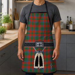 ScotsTee Shop Scottish Bruce Old Ancient Clan Highland Kilt Sporran Tartan Apron