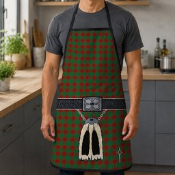 ScotsTee Shop Scottish Donachie Clan Highland Kilt Sporran Tartan Apron