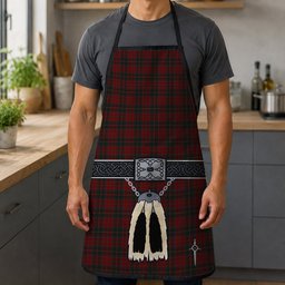 ScotsTee Shop Scottish Donald of Glencoe Clan Highland Kilt Sporran Tartan Apron