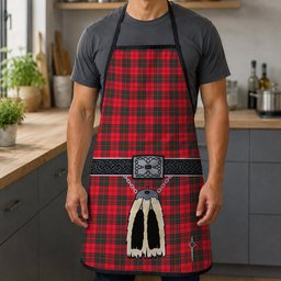 ScotsTee Shop Scottish Drummond Modern Clan Highland Kilt Sporran Tartan Apron