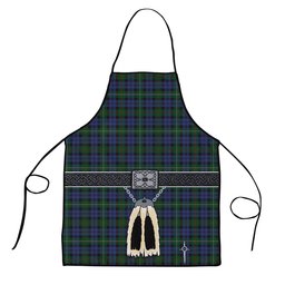 ScotsTee Shop Scottish Campbell Red Clan Highland Kilt Sporran Tartan Apron