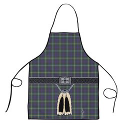 ScotsTee Shop Scottish Campbell Argyll Modern Clan Highland Kilt Sporran Tartan Apron