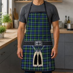 ScotsTee Shop Scottish Campbell Argyll Ancient Clan Highland Kilt Sporran Tartan Apron